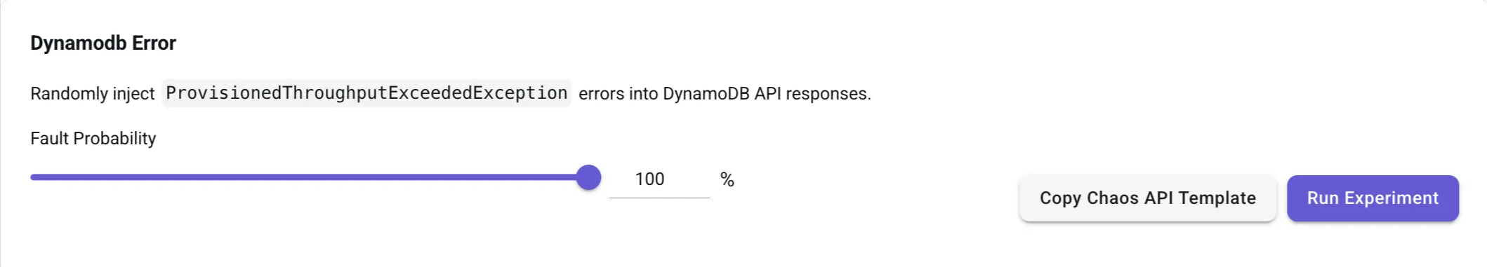 DynamoDB Error