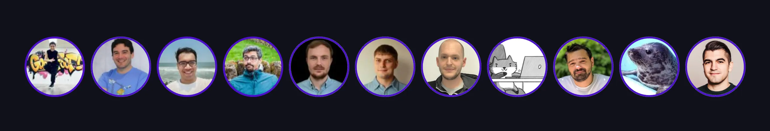 Internal LocalStack docs contributors GitHub avatars