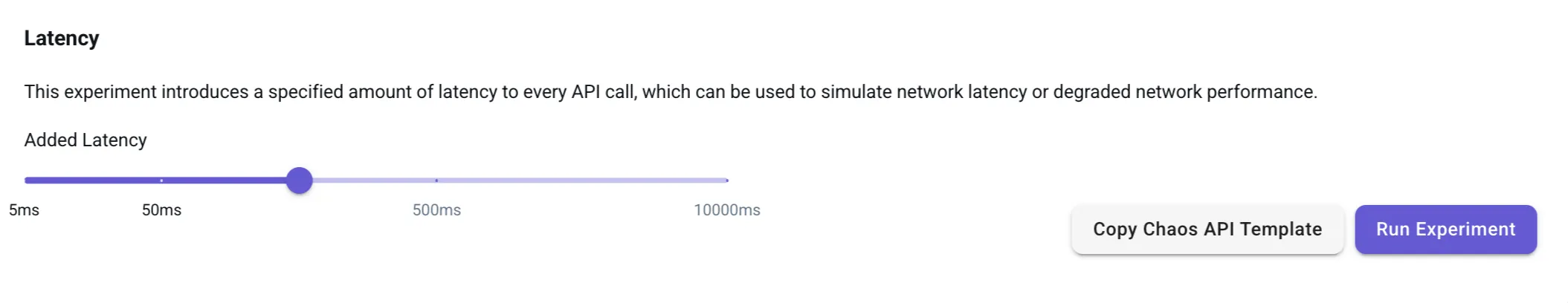 Latency Slider