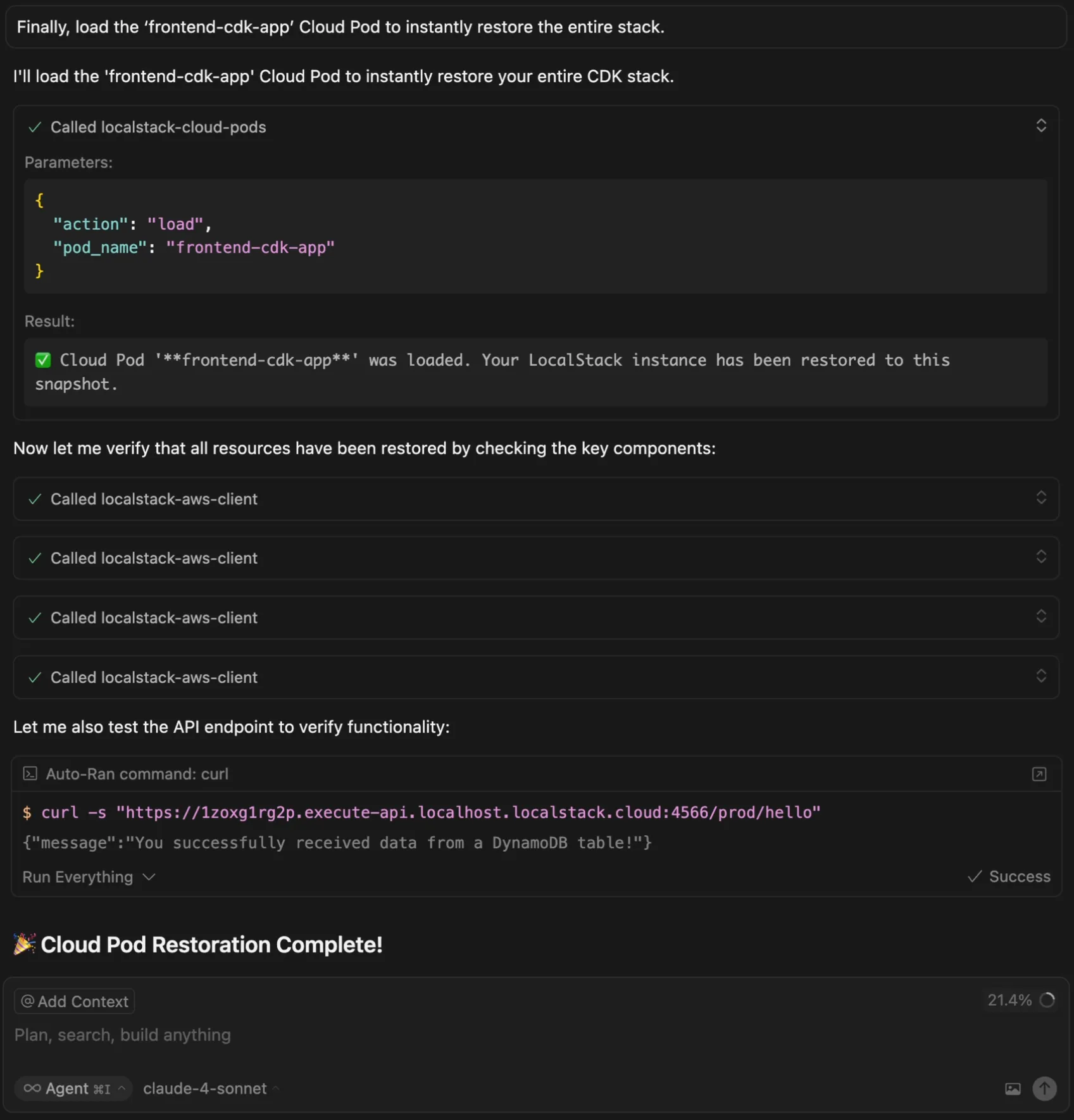 Loading Cloud Pod with MCP Server