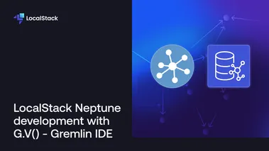 LocalStack Neptune development with G.V() — Gremlin IDE