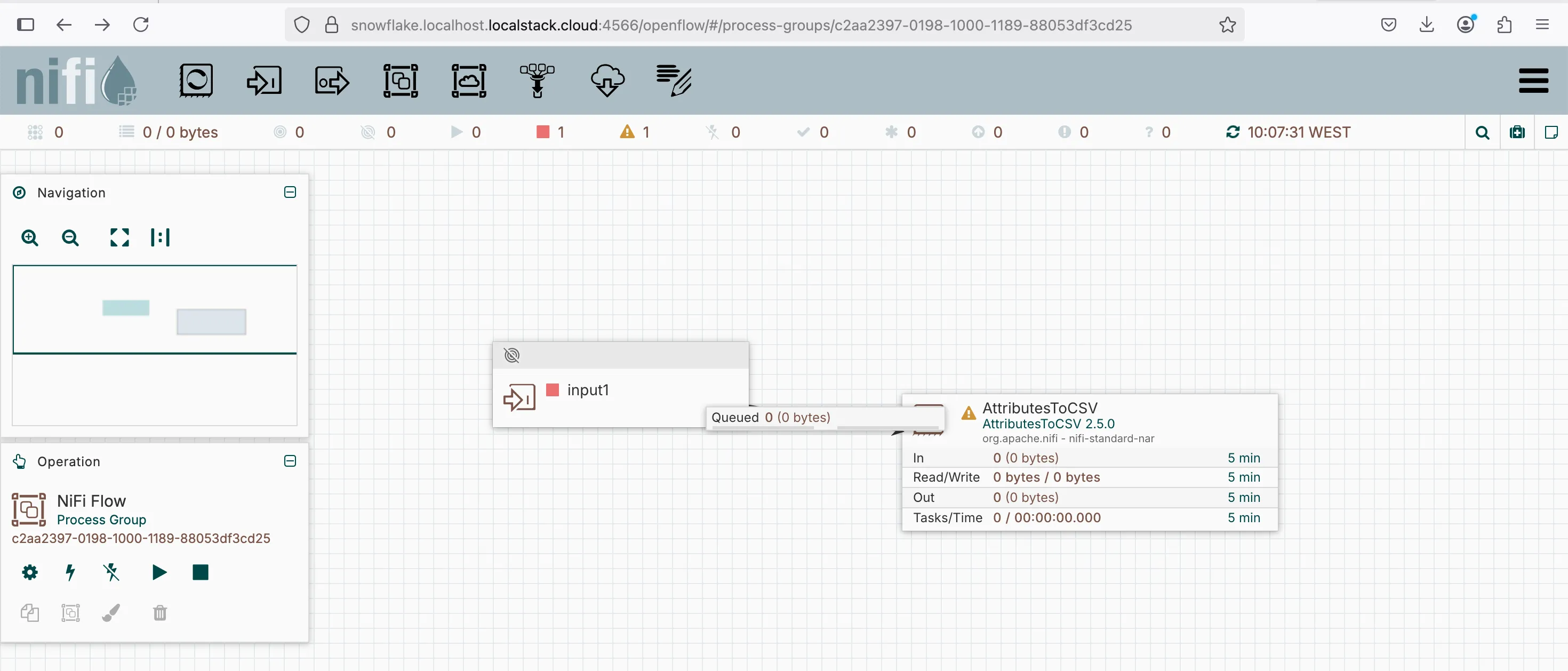 Openflow via Apache NiFi