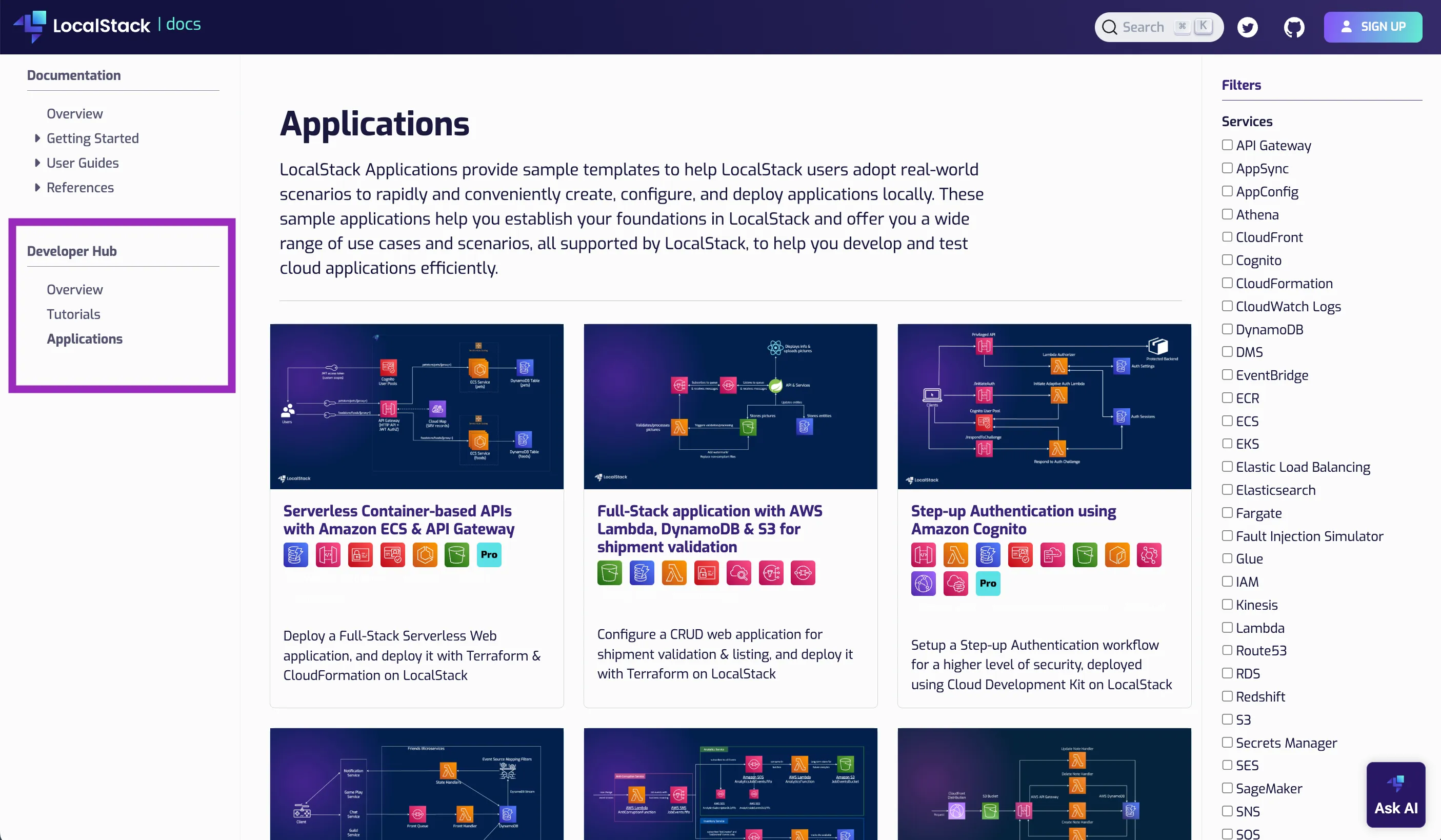 Retired Developer Hub