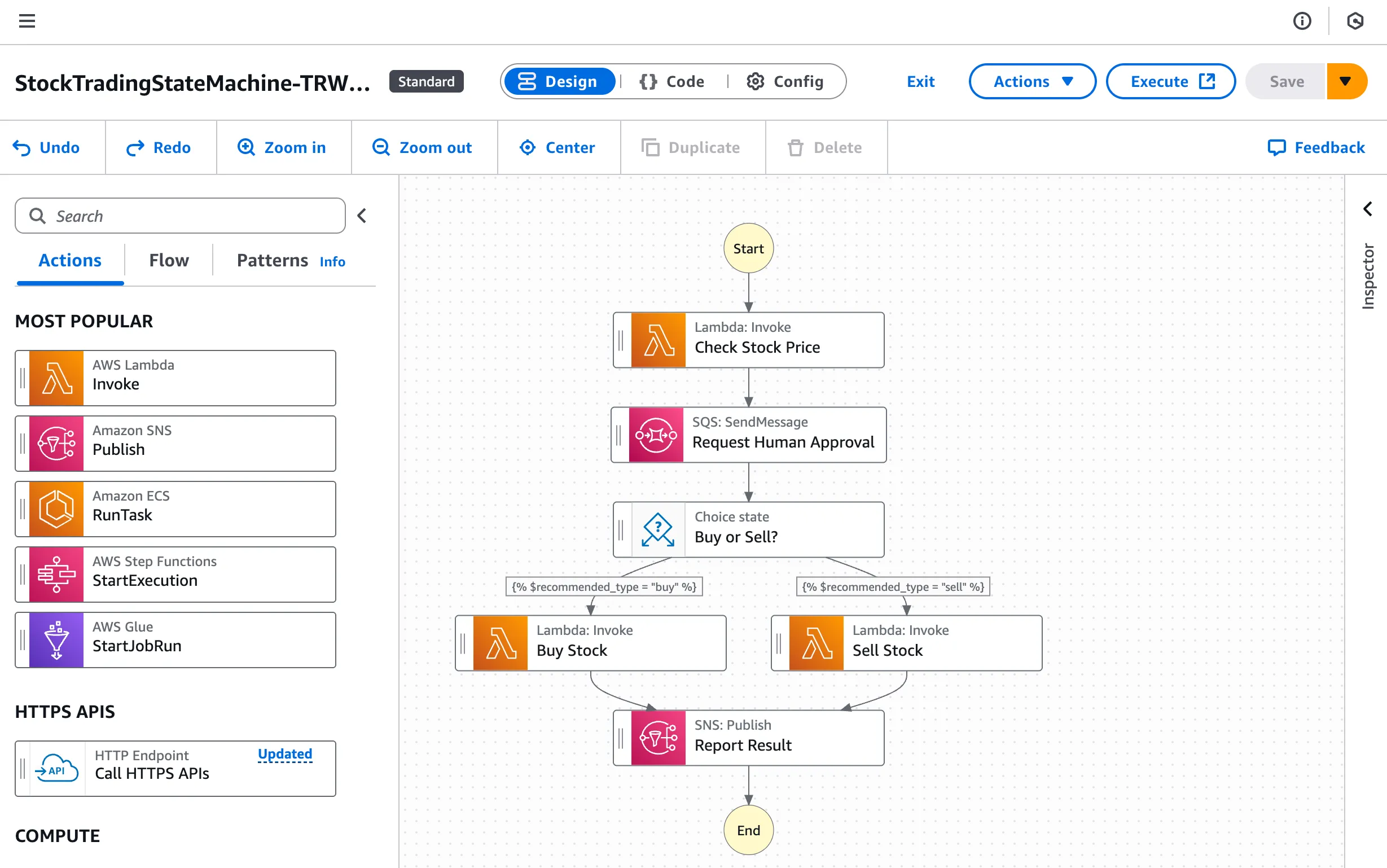 Example State machine