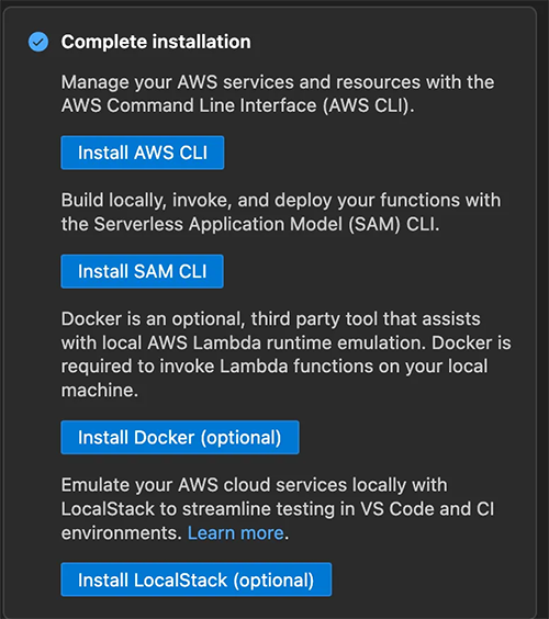 install LocalStack